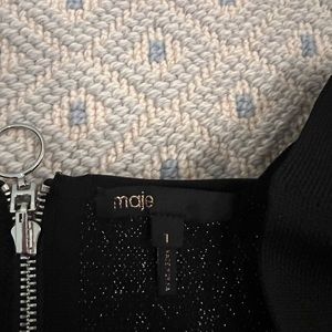 Maje black dress size 1 (in-between 0-2)